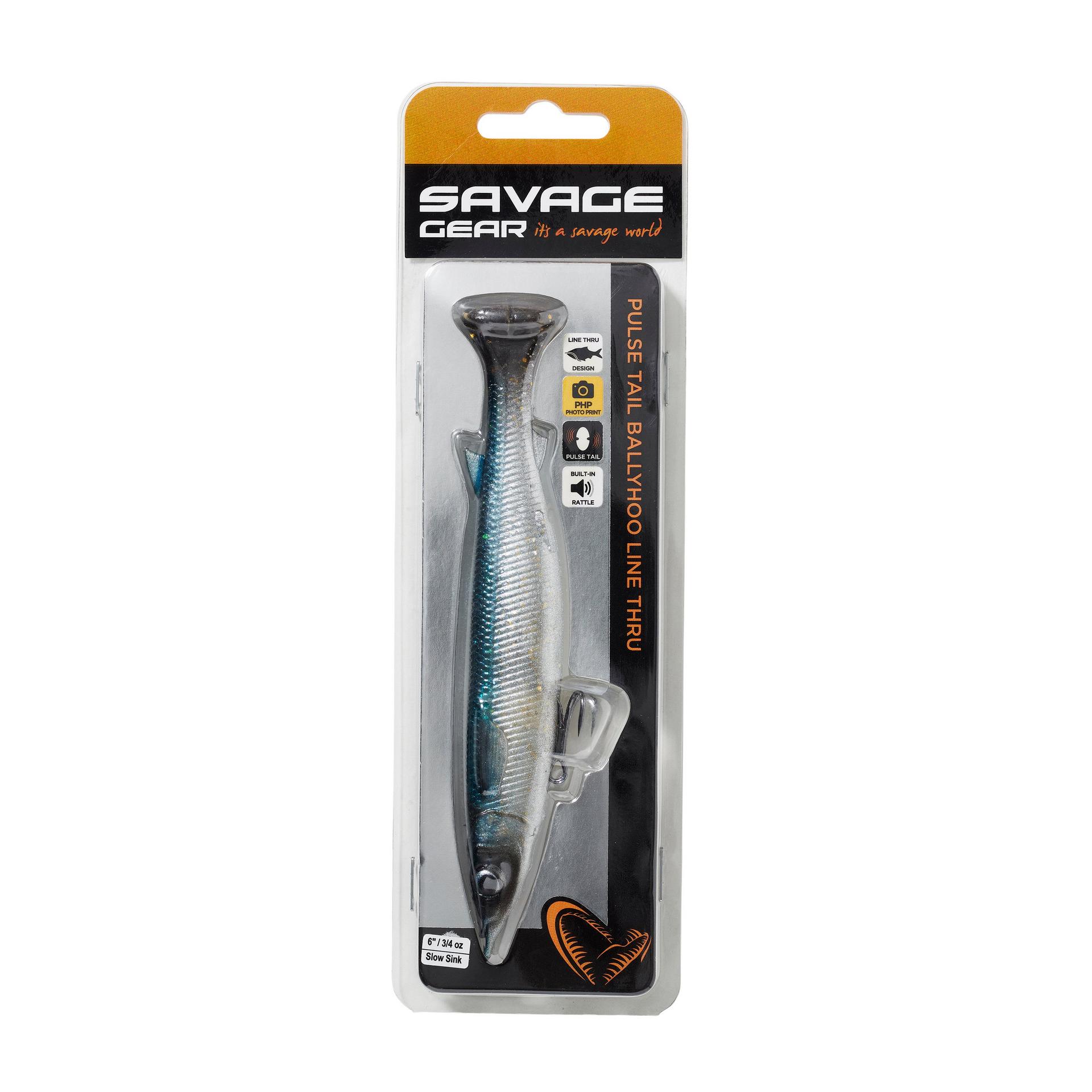 Pulse Tail Ballyhoo Line Thru | Savage Gear® 