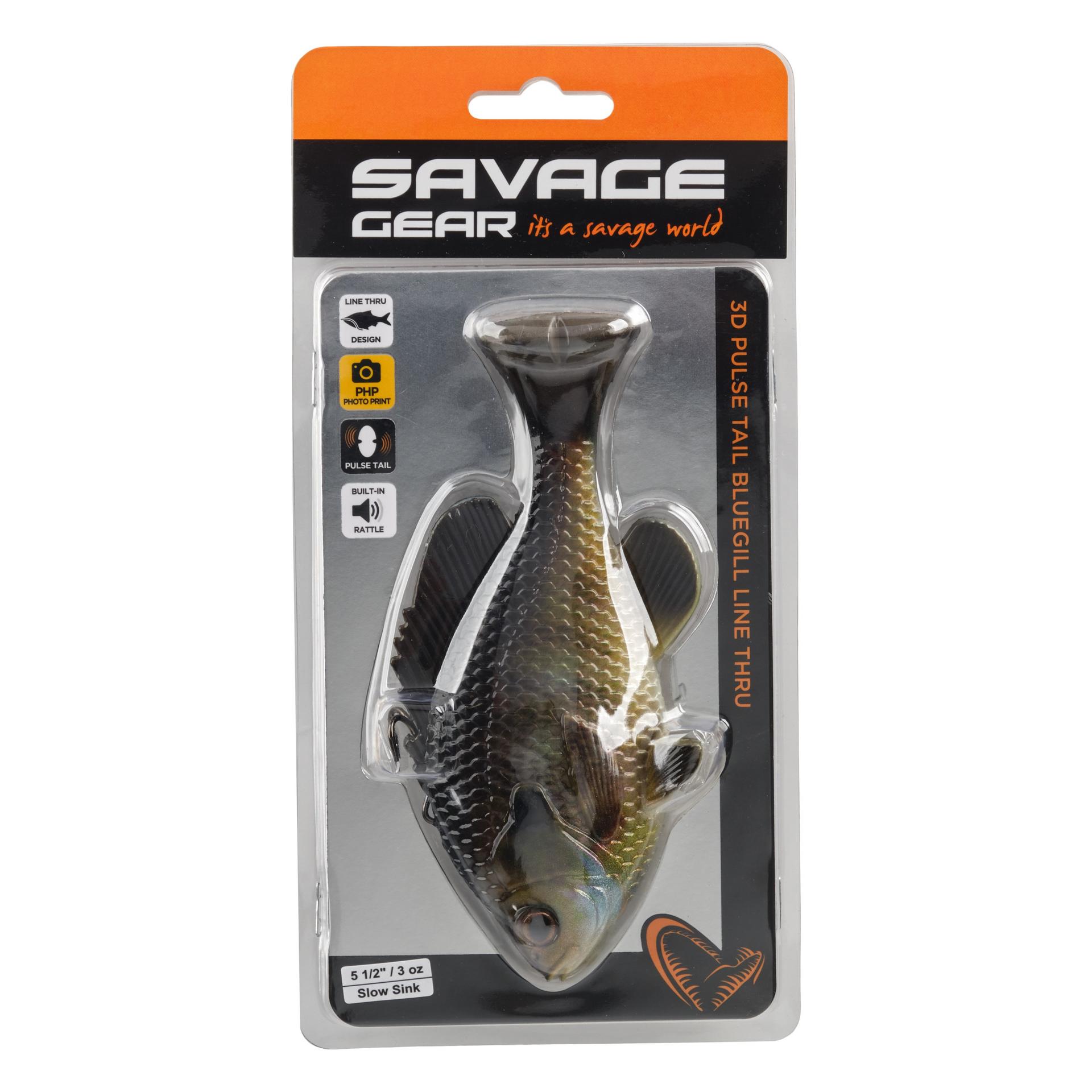 Pulse Tail Bluegill Line Thru | Savage Gear® 